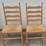 Country kitchen ladder back chairs (six) price drop Image 6