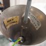 Large Vintage Preciosa Bohemian Crystal Chandelier, 5 Arm Image 9