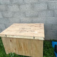 Big Wood crates on pallet