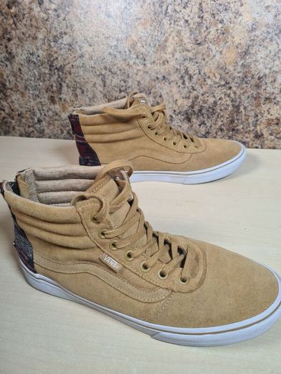 boys junior VANS SK8 HI MTE trainers SKATE SHOES hi tops beige mustard Size UK 5.5 EU 38.5