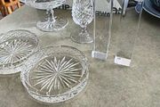 4 DIFFERENT ITMES- 1- Waterford Vintage Glandore Footed Candy Dish/ Compote 38.00 euro. 2- Set of 2 tipperary Vintage crystal Glass Coasters 18.00 euro. 3- Dublin Crystal bud vase 12.00 euro. 4- Nambe Lead Crystal Kissing Candle Sticks New 7 Inches Tall 1