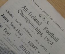 Dublin  V  Kerry 1924 Brochure