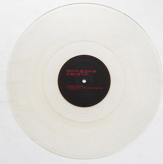 Queens Of The Stone Age -go With The Flow 12" Clear 2003 Uk Pressing Qotsa Kyuss