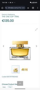 The One perfume Dolce &Gabbana XL gift set