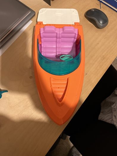 barbie speed boat