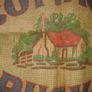 Old Decorative Hessian Sack Image 4