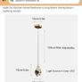 Modern Crystal Pendant Light Image 3