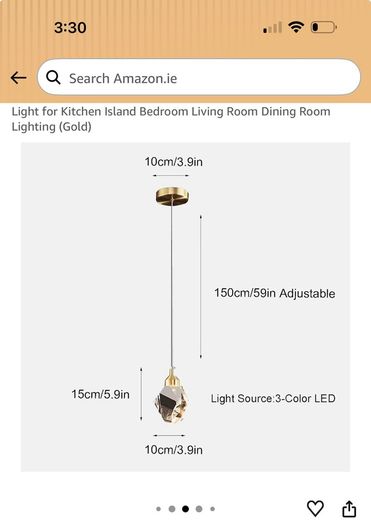 Modern Crystal Pendant Light
