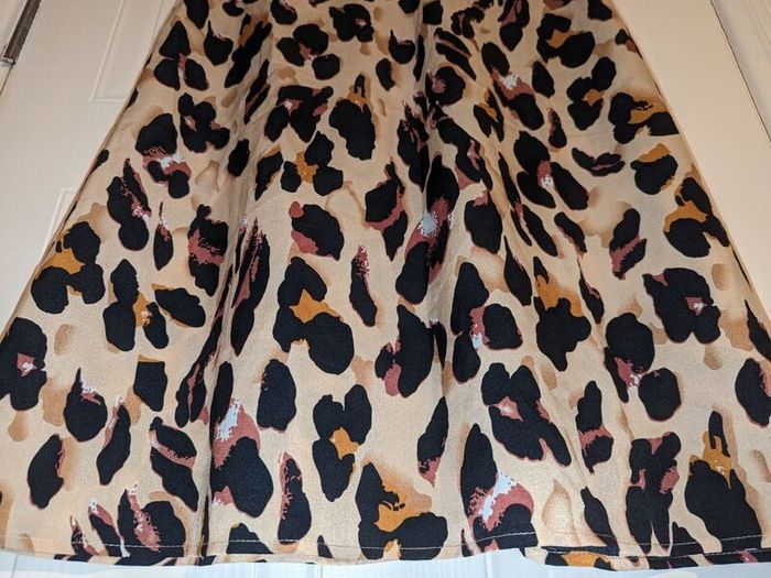 Perfect for Summer. beautiful leopard print, bias cut, midi skirt from Boohoo