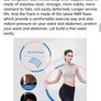 Exercise Fitness Hoop Lose Weight Professional Sports Hoops, Premium & Soft Padding, Healthy Life Strength Stamina, Tone Your Abs Obliques, Detachable Size Adjustable Image 6
