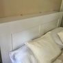 Headboard with storage compartment, white, Standard Double Image 4