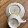 vintage Yamasen Fine Porcelain cup and saucer set from Japan, likely part of the 24K Gold Collection Image 8