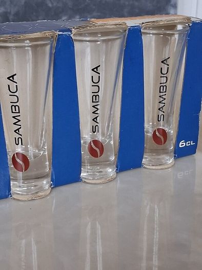 Sets of Sambuca and Tequila Glasses