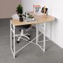 Stylish Oak/White L-Shaped Desk Image 2