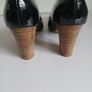 Xaira Black Patent Leather Block Heels Size UK1 EU34 New With Box Shoes CAN POST Image 6