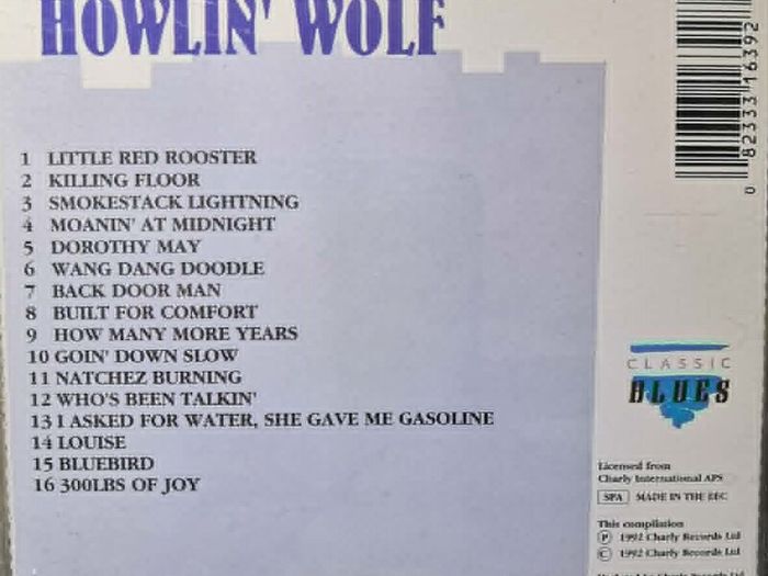 Howlin' Wolf - Killing Floor CD