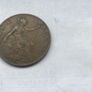Old British pennies 1d Image 2