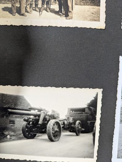 German Military Infantry Regiment Soldier Photo Album with Third Reich Nazi Eagle World War 2