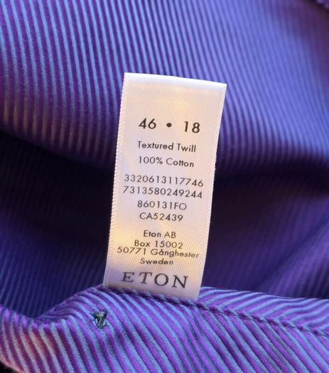 Eton Contemporary Men's Dress Shirt Size 2xl 18
