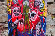 One mind  original acrylic painting