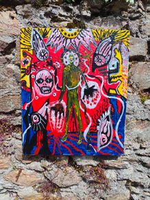 One mind  original acrylic painting