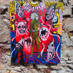 One mind  original acrylic painting