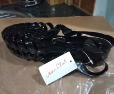 Black Jelly Shoes Size 3/4