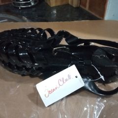 Black Jelly Shoes Size 3/4