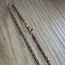 18k Solid Gold Rope chain and necklace Image 4