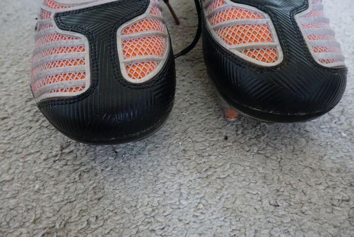Football Boots Nike Total 90 Laser II Black/Orange (2008) Size 7.5UK SG