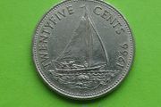 Bahamas 1966 year coin.