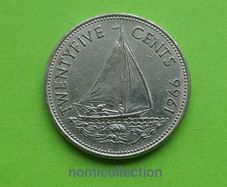 Bahamas 1966 year coin.