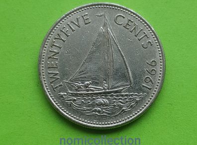 Bahamas 1966 year coin.