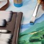 Art Paint Brushes Set for Watercolor, Acrylic, Oil, Rock Painting, Nail Brush, 24 Different Sizes with Organizing Case for Artists, Adults & Kids Image 3