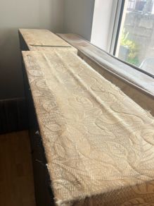 double bed mattress and box base