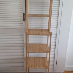 Ikea Ragrund bamboo bathroom shelving