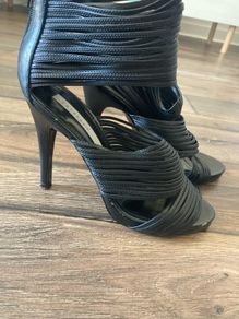 Zara Black Sandals , Size 38