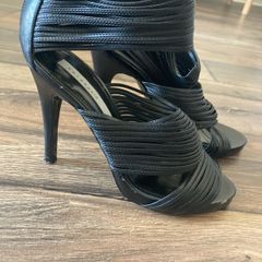 Zara Black Sandals , Size 38