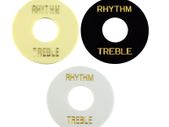 Switch Washer, Rhythm/Treble, Gold Lettering, for LP, SG etc