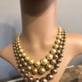 pearl necklace and bracelet set Image 2