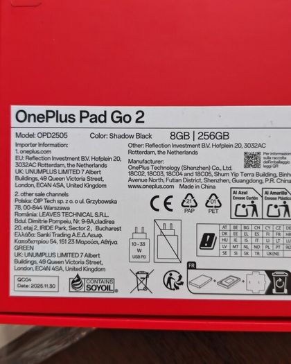 Oneplus Pad Go 2+Buds 3 NEW
