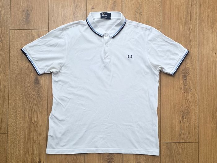 Fred Perry Twin Tipped Polo Shirt Mens Extra Large XL