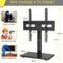 Universal Swivel TV Stand,Table Top TV Stand for Most 32''-60'' LCD LED OLED TVs, Height Adjustable TV Base Stand, Holds up to 88 pounds, Max VESA 400x400mm (FREE POSTAGE) Image 4