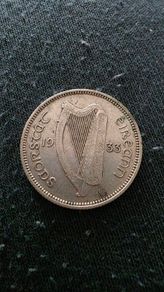 1933 One scilling Eire 75% Silver
