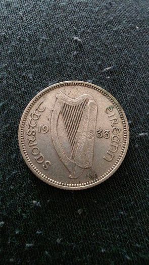 1933 One scilling Eire 75% Silver