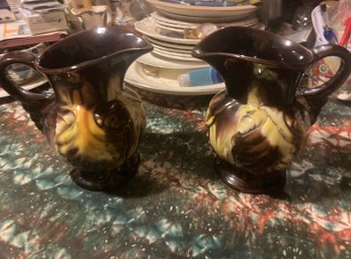 1950s western German pottery jugs set free postage