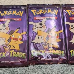 Bundle 3 Boosters Pokemon Halloween Trick or Trade Packs (50 available)