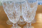 5 Waterford Crystal Sherry Glasses These are Waterford Crystal Boyne sherry glasses