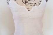 BNWT Size 12-14 Short White Vest Top