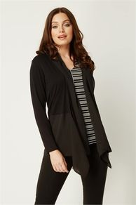 PLUS SIZE (20) Roman Originals Chiffon Hem Cardigan. New